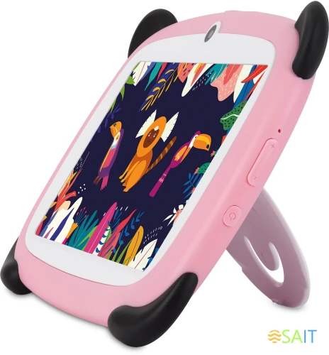 Планшет Digma Kids A7 SC9863A (1.6) 8C RAM2Gb ROM32Gb 7" IPS 1024x600 4G 1Sim Android 11.0 Go розовый 2Mpix 0.3Mpix BT WiFi microSD 128Gb 2800mAh