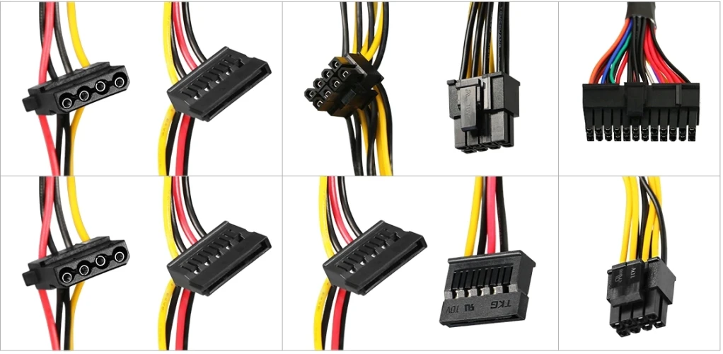 Блок питания KingPrice ATX 750W KPPSU750 (20+4pin) APFC 120mm fan 4xSATA