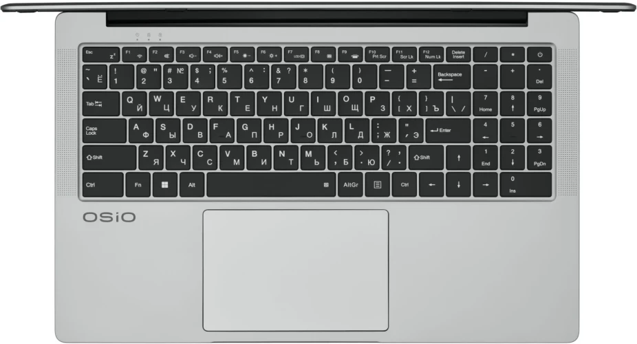 Ноутбук Osio FocusLine F160i-005 Core i5 1235U 8Gb SSD256Gb Intel Iris Xe graphics 16.1" IPS FHD (1920x1080) Windows 11 Home grey WiFi BT Cam 6000mAh