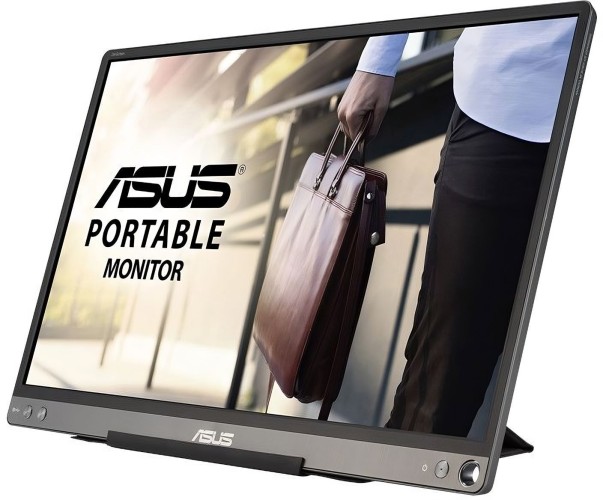 Монитор Asus 15.6" ZenScreen MB16ACE темно-серый IPS LED 16:9 матовая 220cd 178гр/178гр 1920x1080 60Hz FHD USB 0.8кг