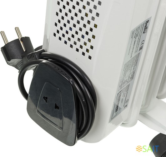 Радиатор масляный Ballu Classic BOH/CL-09WRN 2000Вт белый/черный