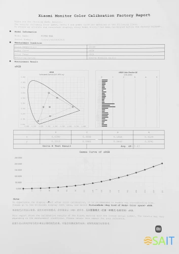 Монитор Xiaomi 27" Monitor A27i черный IPS LED 16:9 HDMI матовая 250cd 178гр/178гр 1920x1080 100Hz DP FHD 3.6кг