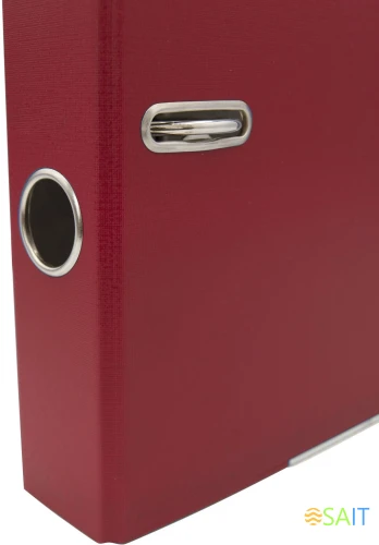 Папка-регистратор Silwerhof A4 50мм ПВХ/бумага красный мет.окант. сборная (упак.:2шт)