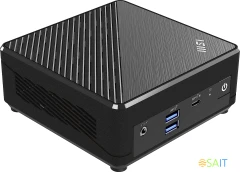 Неттоп MSI Cubi N ADL-037XRU N100 (0.8) 8Gb SSD256Gb UHDG без ОС 2xGbitEth WiFi BT 65W черный (9S6-B0A911-272)