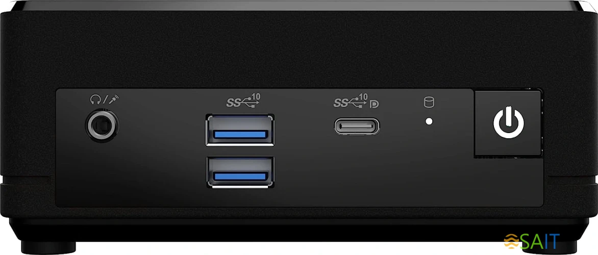 Неттоп MSI Cubi N ADL-037XRU N100 (0.8) 8Gb SSD256Gb UHDG без ОС 2xGbitEth WiFi BT 65W черный (9S6-B0A911-272)