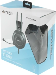 Наушники с микрофоном A4Tech Fstyler FH200i серый 1.8м накладные оголовье (FH200I GREY)