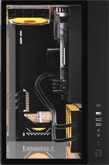Корпус Formula Crystal Z9M черный без БП mATX 5x120mm 1xUSB3.0 audio bott PSU