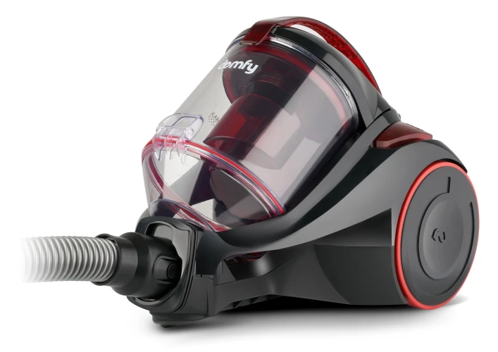 Пылесос Domfy DSC-VC704 2400Вт черный/красный