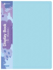 Папка с 20 прозр.вклад. Бюрократ Pastel PAST20BLUE A4 пластик 0.5мм торц.карм с бум. встав голубой