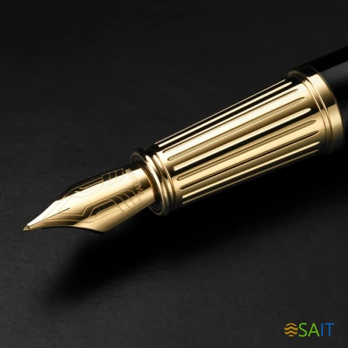 Ручка перьев. Parker Ingenuity Core F570 (2182005) Black GT F сталь нержавеющая подар.кор.