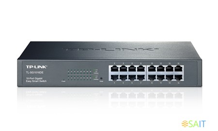 Коммутатор TP-Link TL-SG1016DE (L2) 16x1Гбит/с управляемый