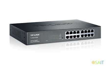 Коммутатор TP-Link TL-SG1016DE (L2) 16x1Гбит/с управляемый