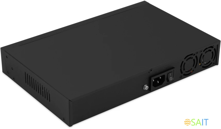 Коммутатор Digma DSP216F-1G-1C-R300 (L2) 16x100Мбит/с 1x1Гбит/с 1xКомбо(1000BASE-T/SFP) 16PoE 16PoE+ 2PoE++ 300W неуправляемый