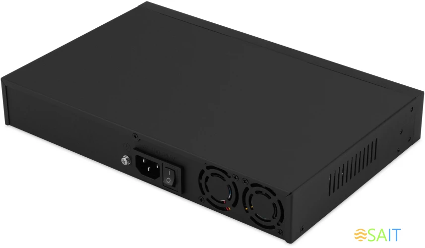 Коммутатор Digma DSP216F-1G-1C-R300 (L2) 16x100Мбит/с 1x1Гбит/с 1xКомбо(1000BASE-T/SFP) 16PoE 16PoE+ 2PoE++ 300W неуправляемый