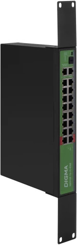 Коммутатор Digma DSP216F-1G-1C-R300 (L2) 16x100Мбит/с 1x1Гбит/с 1xКомбо(1000BASE-T/SFP) 16PoE 16PoE+ 2PoE++ 300W неуправляемый
