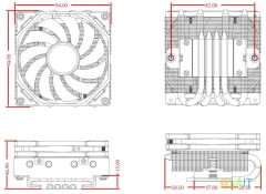 Устройство охлаждения(кулер) ID-Cooling IS-40-XT Soc-AM5/AM4/1200/1700/1851 черный 4-pin 14-35.2dB Al+Cu 100W 290gr Ret (IS-40-XT BLACK)