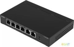 Коммутатор TP-Link TL-SF1006P (L2) 6x100Мбит/с 4PoE+ 67W неуправляемый
