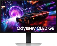 Монитор Samsung 27" Odyssey OLED G8 S27FG812SIXCI черный OLED LED 16:9 HDMI матовая HAS Piv 1000000:1 250cd 178гр/178гр 3840x2160 240Hz G-Sync FreeSync Premium Pro DP 4K 6.9кг