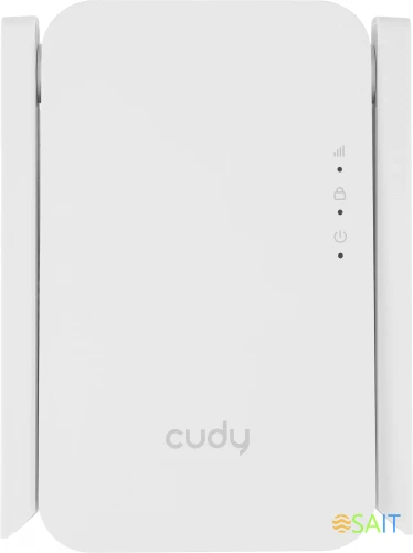 Повторитель беспроводного сигнала Cudy RE1800 AX1800 10/100/1000BASE-TX/Wi-Fi белый