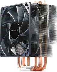 Устройство охлаждения(кулер) Deepcool Gammaxx 400 Blue Basic Soc-AM5/AM4/1200/1700/1851 черный 4-pin 18-30dB Al+Cu 130W 640gr Ret (DP-MCH4-GMX400P-BL)