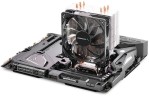 Устройство охлаждения(кулер) Deepcool Gammaxx 400 Blue Basic Soc-AM5/AM4/1200/1700/1851 черный 4-pin 18-30dB Al+Cu 130W 640gr Ret (DP-MCH4-GMX400P-BL)