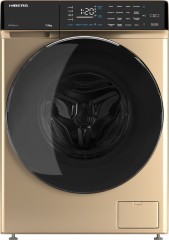 Стиральная машина Hiberg i-DDQ9-712 G класс: A+++ загр.фронтальная макс.:7кг золотистый инвертор