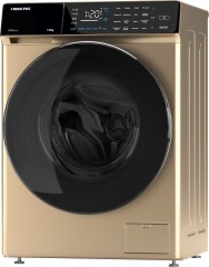 Стиральная машина Hiberg i-DDQ9-712 G класс: A+++ загр.фронтальная макс.:7кг золотистый инвертор