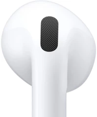 Гарнитура вкладыши Apple AirPods 4 A3050/A3053/A3058 белый беспроводные bluetooth в ушной раковине (MXP63HN/A)