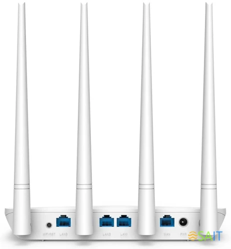 Роутер беспроводной Tenda F6 N300 10/100BASE-TX белый