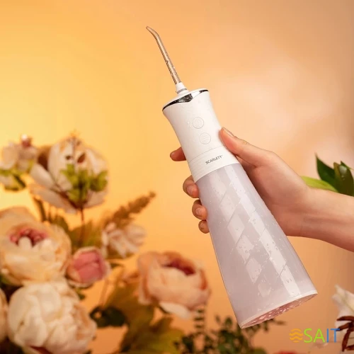 Ирригатор Scarlett SC-WF01 портатив. белый