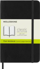 Блокнот Moleskine CLASSIC SOFT QP613 Pocket 90x140мм 192стр. нелинованный мягкая обложка черный