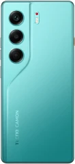 Смартфон Tecno Camon 40 256Gb 8Gb зеленый моноблок 3G 4G 2Sim 6.78" 1080x2436 Android 15 50Mpix 802.11 a/b/g/n/ac NFC GPS GSM900/1800 GSM1900 Protect FM microSD max1024Gb