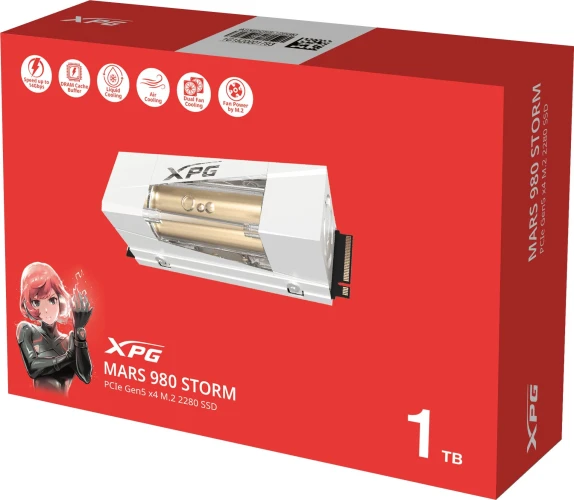 Накопитель SSD A-Data PCIe 5.0 x4 1TB SMAR-980S-1TCI Mars 980 Storm M.2 2280