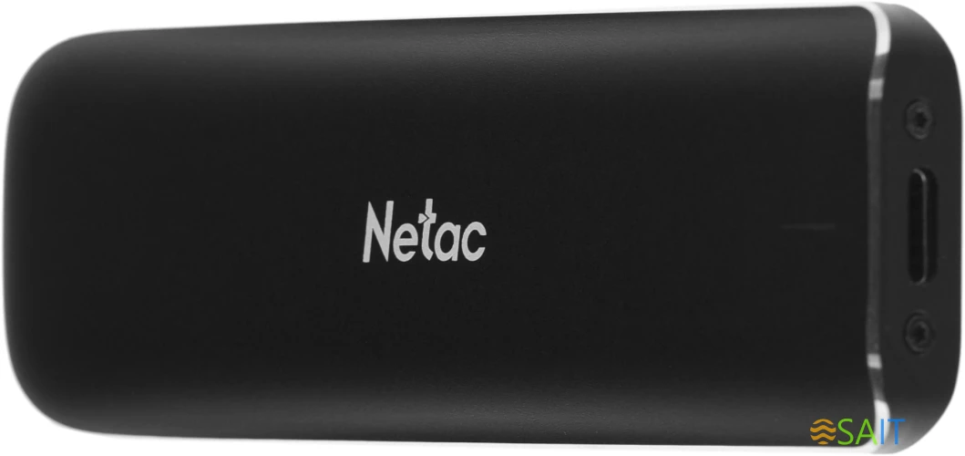 Накопитель SSD Netac USB-C 250Gb NT01ZX-250G-32BK ZX 1.8" черный
