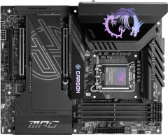 Материнская плата MSI MPG Z890 CARBON WIFI Soc-1851 Intel Z890 4xDDR5 ATX AC`97 8ch(7.1) 5Gigabit + 2.5Gigabit Ethernet RAID+HDMI