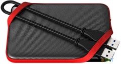 Жесткий диск Silicon Power USB 3.1 1TB SP010TBPHD62SS3K A62S Armor 2.5" черный/красный