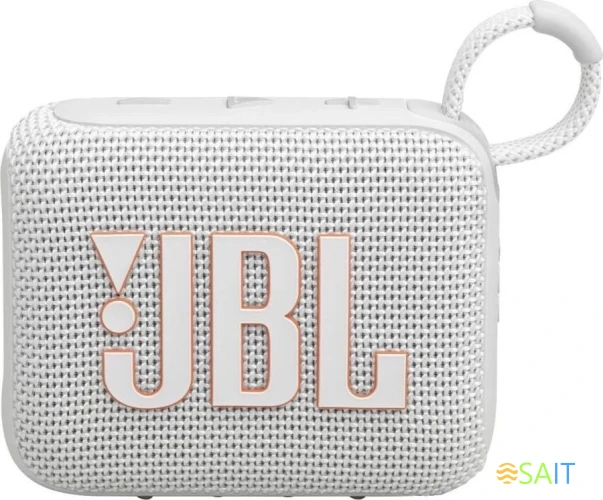 Колонка порт. JBL GO 4 белый 4.2W 1.0 BT 850mAh (JBLGO4WHT)