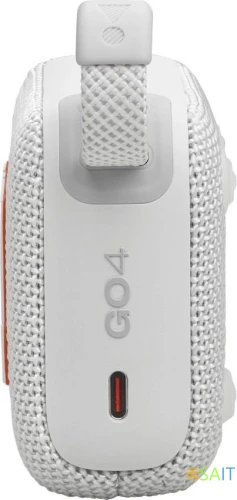 Колонка порт. JBL GO 4 белый 4.2W 1.0 BT 850mAh (JBLGO4WHT)