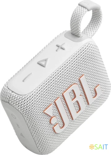 Колонка порт. JBL GO 4 белый 4.2W 1.0 BT 850mAh (JBLGO4WHT)