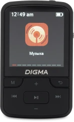 Плеер Hi-Fi Flash Digma Z5 BT 16Gb черный/1.54"/FM/microSD/microSDHC/clip