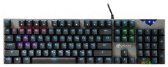 Клавиатура Оклик 935G RAGNAR механическая черный USB Multimedia for gamer LED (подставка для запястий)