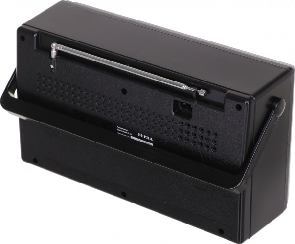 Радиоприемник портативный Supra ST-33U черный USB SD