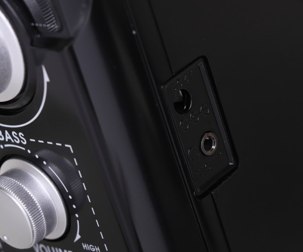 Радиоприемник портативный Supra ST-33U черный USB SD