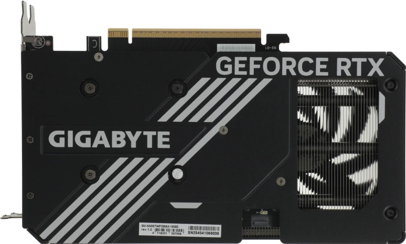 Видеокарта Gigabyte PCI-E 5.0 GV-N506TWF2MAX-16GD NVIDIA GeForce RTX 5060TI 16Gb 128bit GDDR7 2572/28000 HDMIx1 DPx3 HDCP Ret