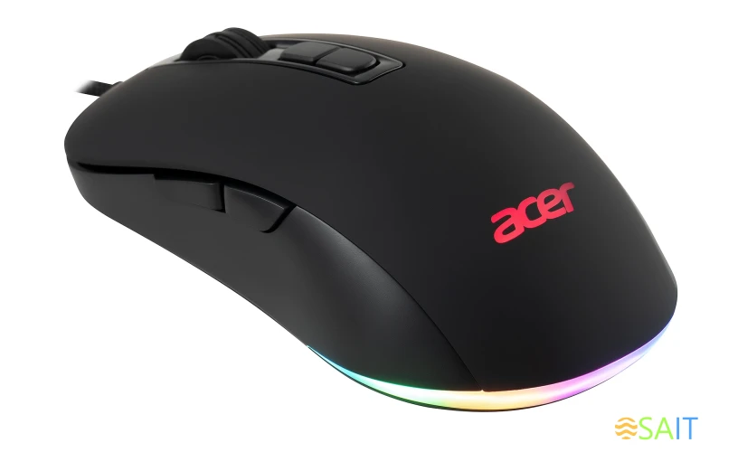 Мышь Acer OMW135 черный оптическая 3200dpi USB 6but (ZL.MCEEE.019)