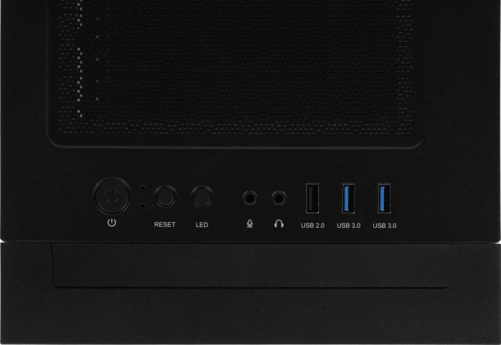 Корпус Montech Air 1000 Lite черный без БП ATX 1x120mm 3x140mm 1xUSB2.0 2xUSB3.0 audio bott PSU