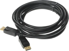 Кабель аудио-видео Buro V1.4 DisplayPort (m)/DisplayPort (m) 3м. черный (BHP-DPP-1.4-3)