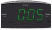 Радиобудильник Hyundai H-RCL238 черный LCD подсв:зеленая часы:цифровые FM