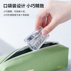 Степлер Deli NS083F-TR Nusign 24/6 26/6 (12листов) прозрачный 50скоб коробка