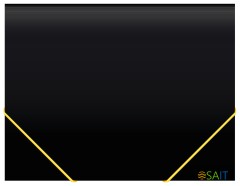 Портфель Бюрократ Black Opal BLPP13 13 отдел. A4 пластик 0.7мм черный/ассорти